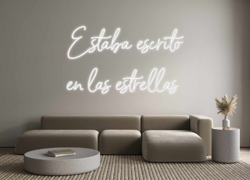 Neon personalizado: Estaba escrit...