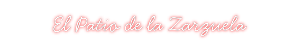 Neon personalizado: El Patio de l...
