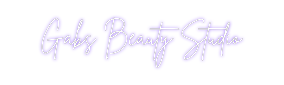 Neon personalizado: Gabs Beauty S...
