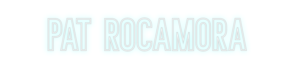 Neon personalizado: Pat Rocamora