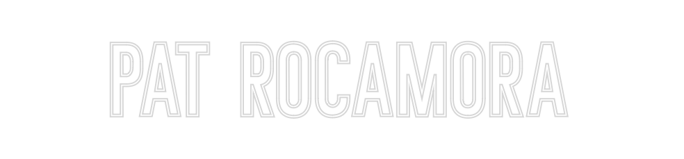 Neon personalizado: Pat Rocamora
