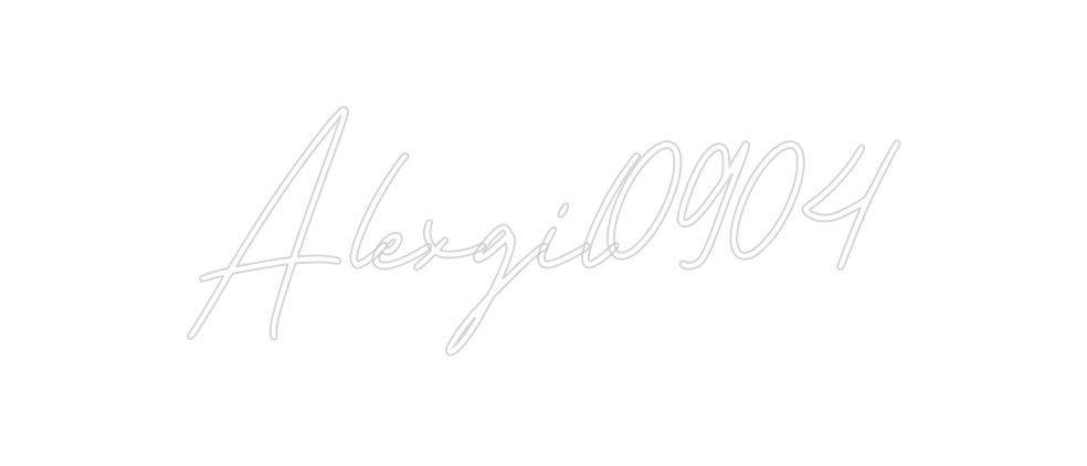 Neon personalizado: Alexgil0904