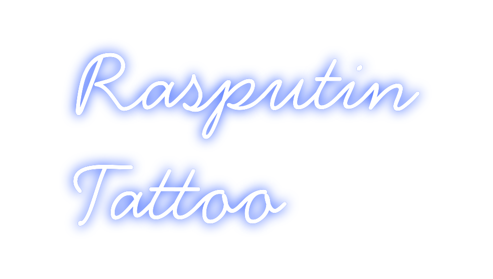 Neon personalizado: Rasputin
Tattoo