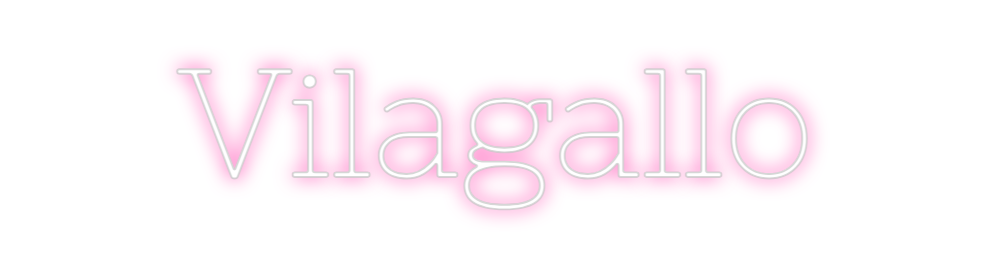 Neon personalizado: Vilagallo