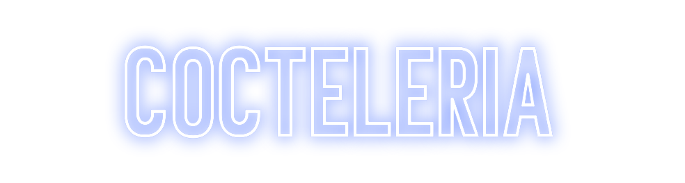 Neon personalizado: Cocteleria