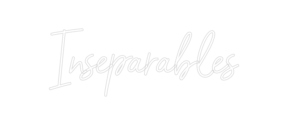Neon personalizado: Inseparables