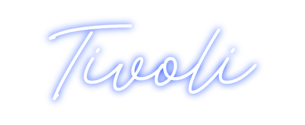 Neon personalizado: Tivoli