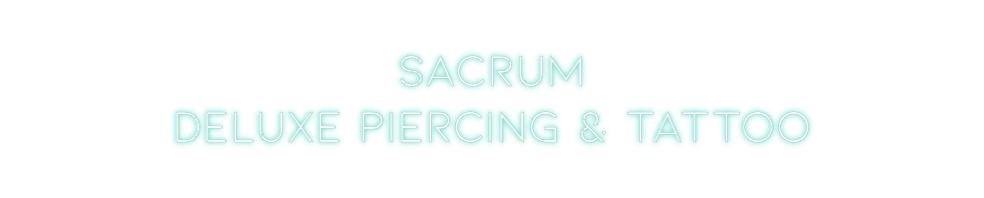 Neon personalizado: SACRUM
Deluxe...