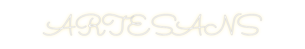 Neon personalizado: ARTESANS