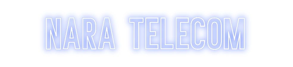 Neon personalizado: Nara Telecom