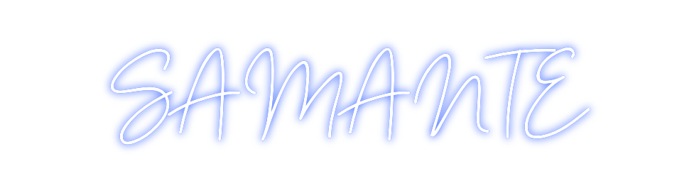 Neon personalizado: SAMANTÉ