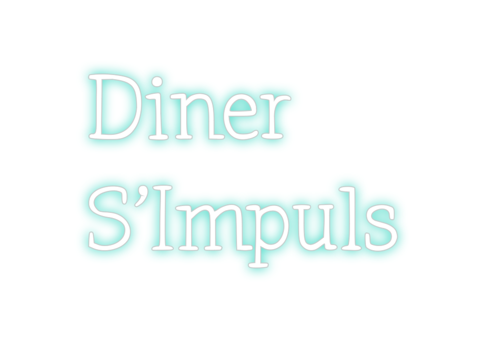Neon personalizado: Diner
S’Impuls