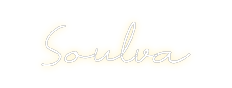 Neon personalizado: Soulva