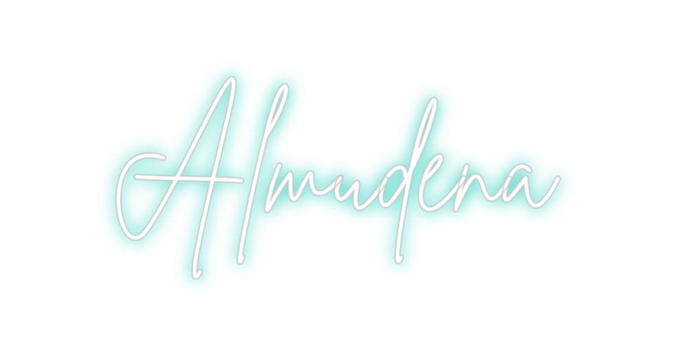 Neon personalizado: Almudena