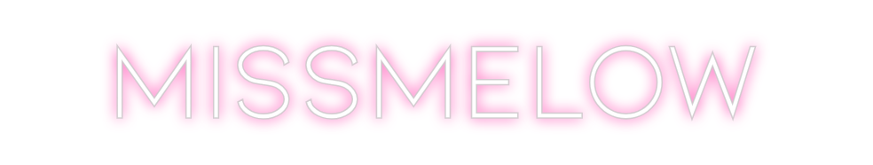 Neon personalizado: Missmelow