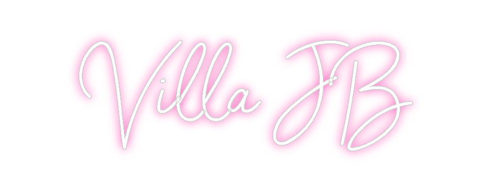 Neon personalizado: Villa JB