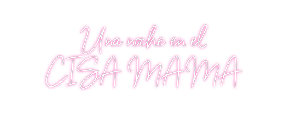 Neon personalizado: Una noche en ...