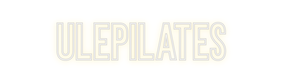Neon personalizado: UlePilates