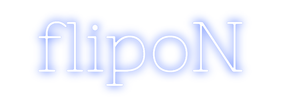 Neon personalizado: flipoN