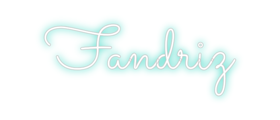 Neon personalizado: Fandriz