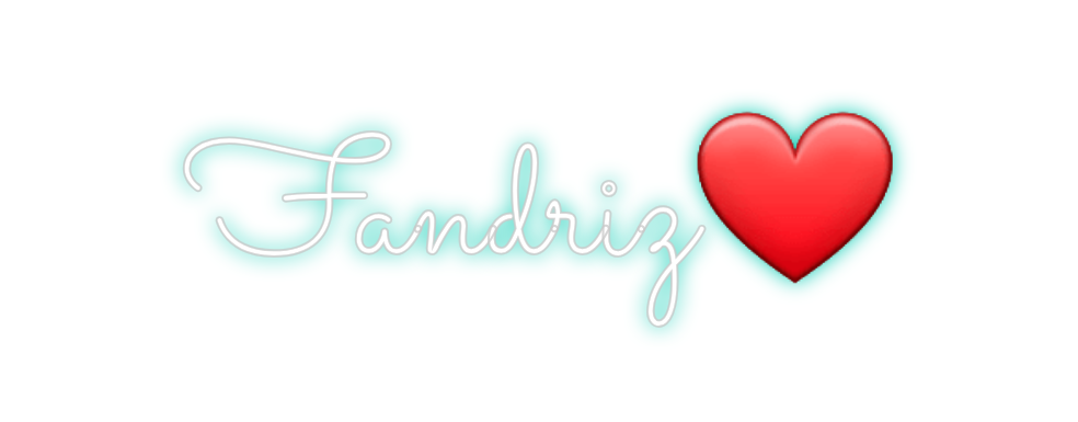 Neon personalizado: Fandriz❤️