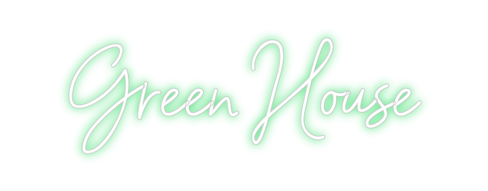 Neon personalizado: Green House