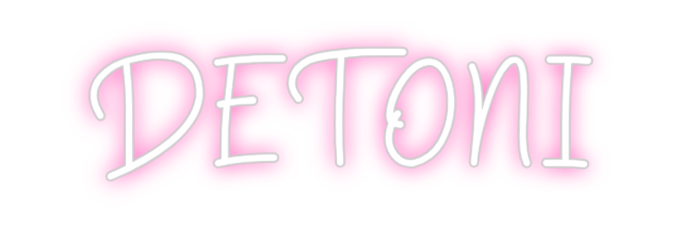 Neon personalizado: DETONI