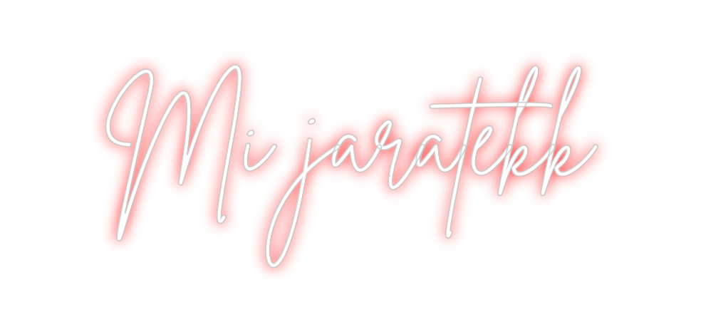 Neon personalizado: Mi jaratekk