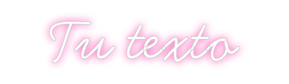 Neon personalizado: Tu texto