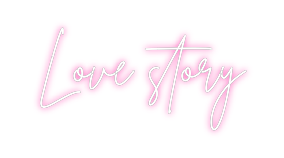 Neon personalizado: Love story