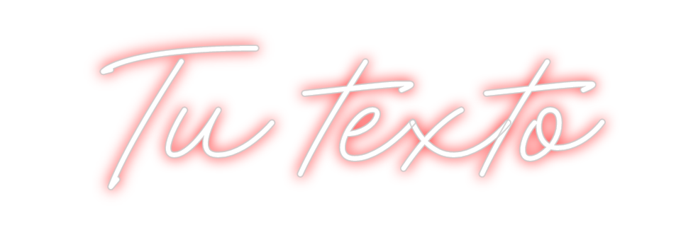 Neon personalizado: Tu texto