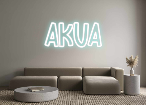 Neon personalizado: AkuA