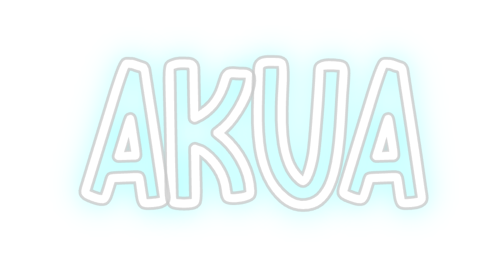 Neon personalizado: AkuA