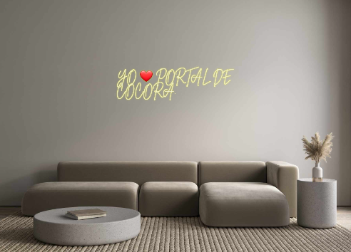 Neon personalizado: YO ❤️ PORTAL ...