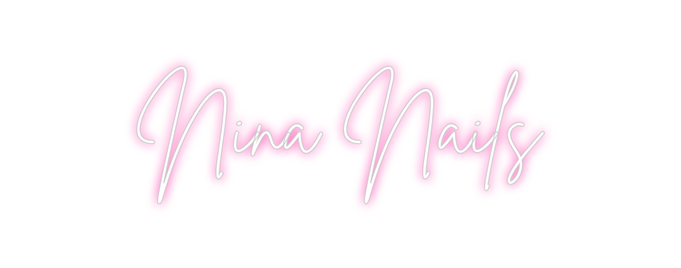 Neon personalizado: Nina Nails