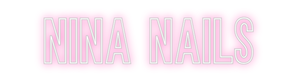 Neon personalizado: Nina Nails