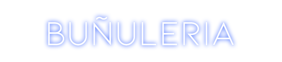 Neon personalizado: Buñuleria