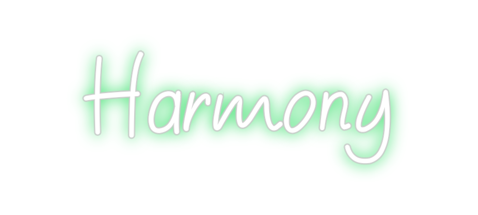 Neon personalizado: Harmony