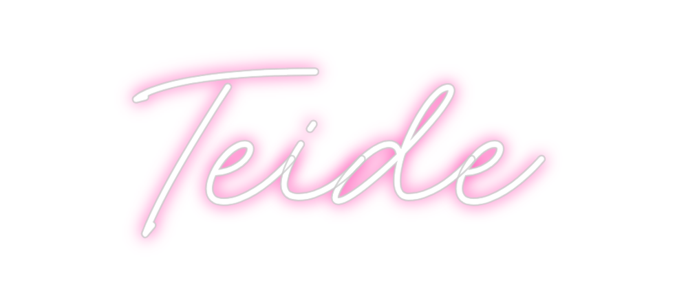Neon personalizado: Teide
