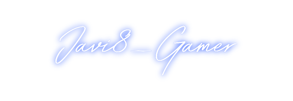 Neon personalizado: Javi8_Gamer