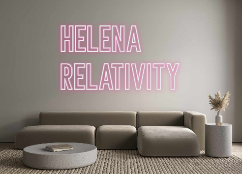 Neon personalizado: Helena
Relati...