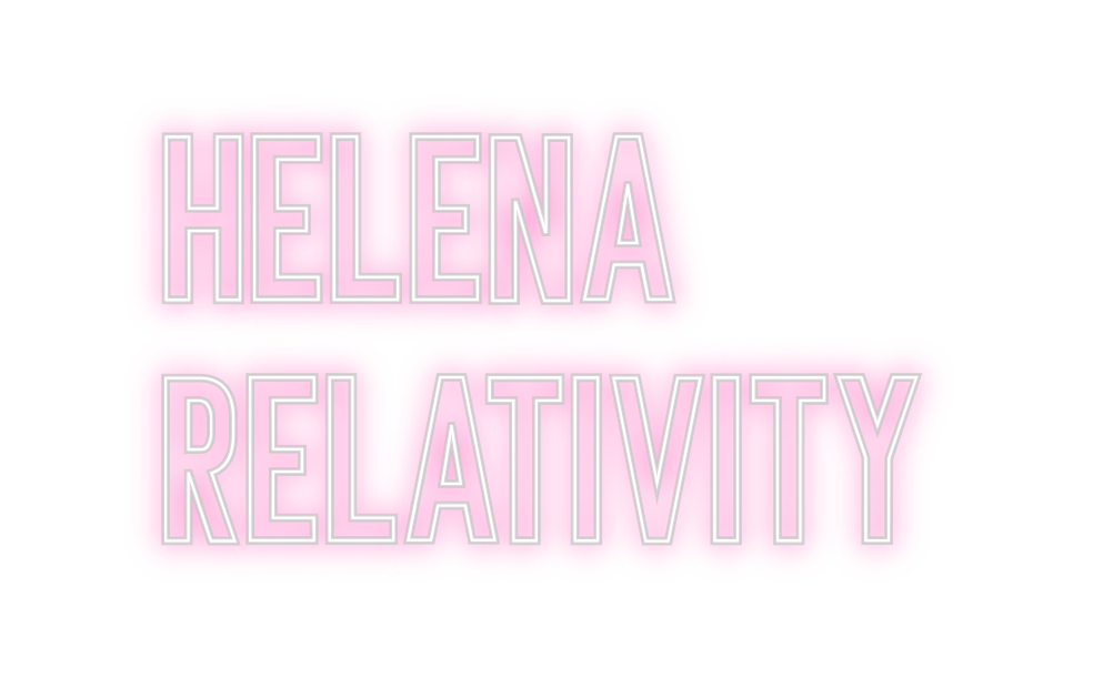 Neon personalizado: Helena
Relati...