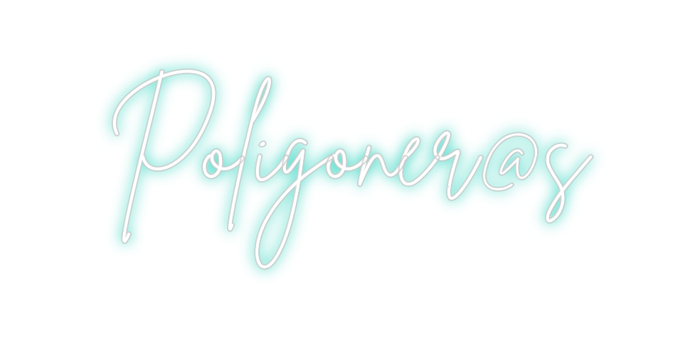 Neon personalizado: Poligoner@s