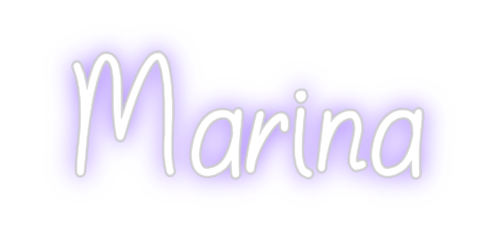 Neon personalizado: Marina