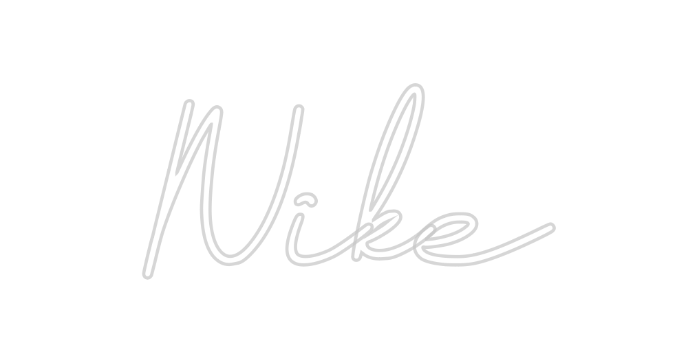 Neon personalizado: Nike