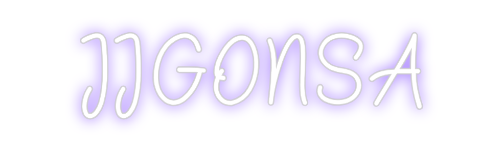 Neon personalizado: JJGONSA