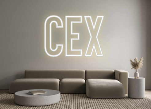 Neon personalizado: CEX
