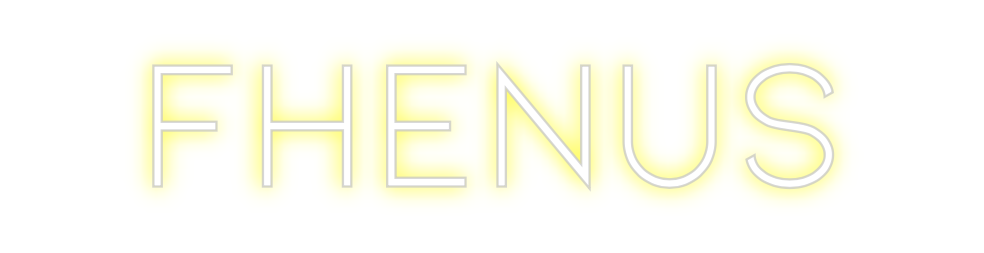 Neon personalizado: Fhenus