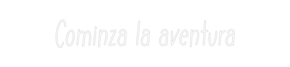 Neon personalizado: Cominza la av...