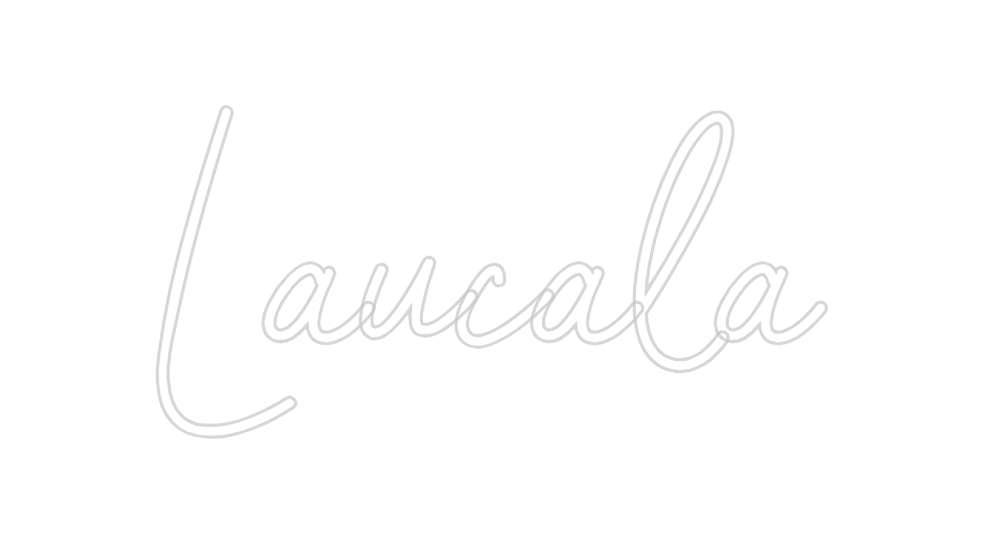 Neon personalizado: Laucala
